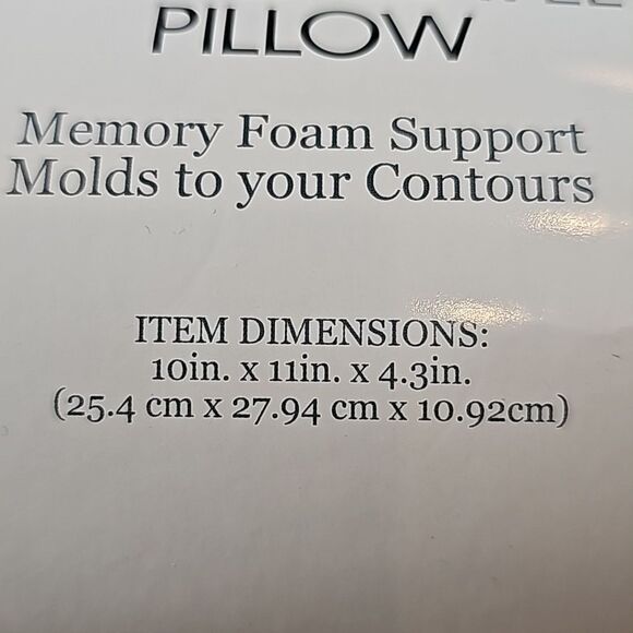 Floral memory foam neck pillow NWT - Picture 3 of 5